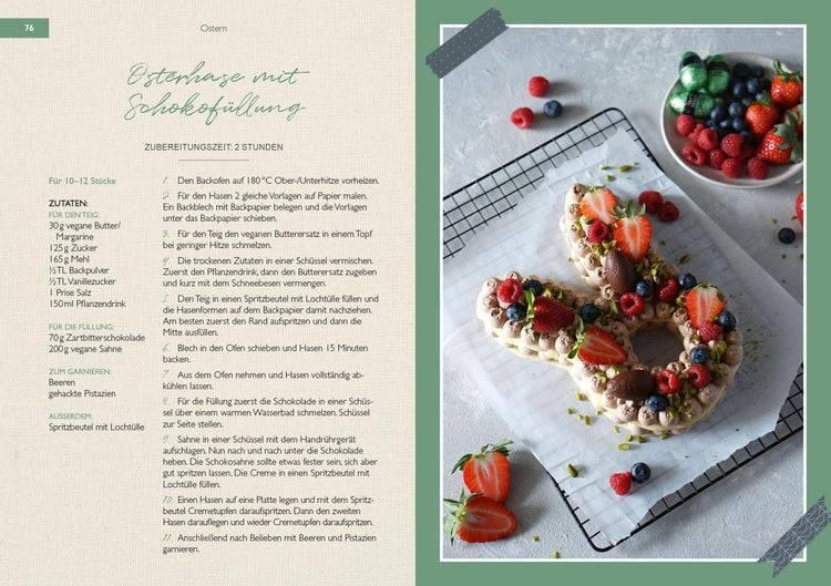 Das vegane Backbuch für Festtage