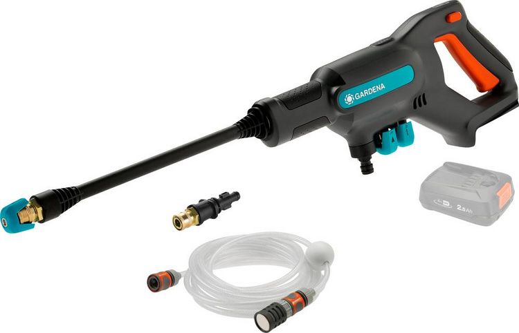 Produktbild: GARDENA AquaClean 24/18V solo Mitteldruckreiniger 24 bar