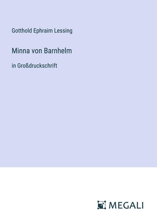 Produktbild: Minna von Barnhelm