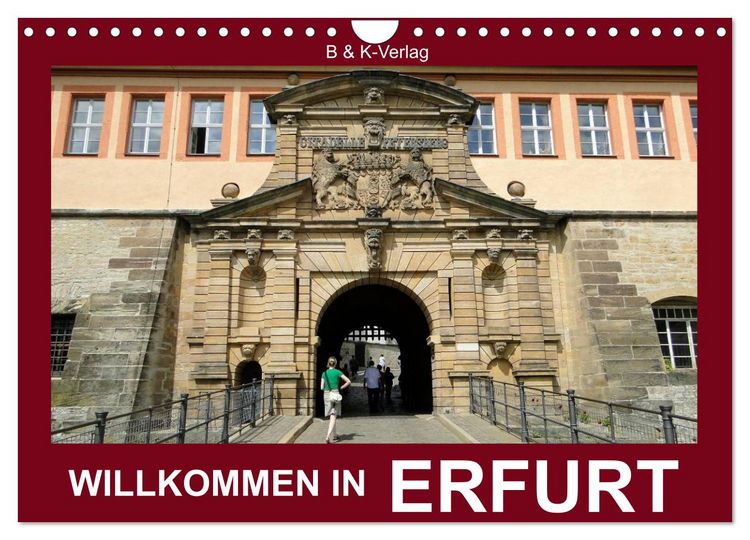 Produktbild: Willkommen in ERFURT (Wandkalender 2026 DIN A4 quer), CALVENDO Monatskalender