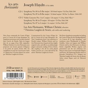 Produktbild: Haydn: Paris Symphonies - Violin Concerto No. 1