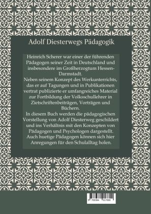 Produktbild: Adolf Diesterwegs P&auml;dagogik