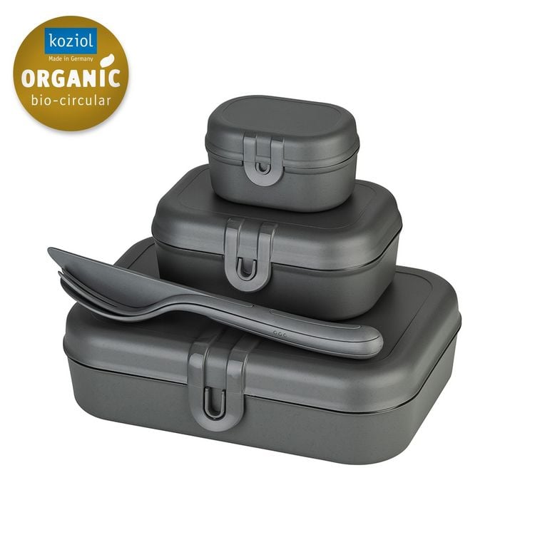 Produktbild: Koziol Lunchbox-Set + Besteck PASCAL Lunchbox-Set + Besteck PASCAL