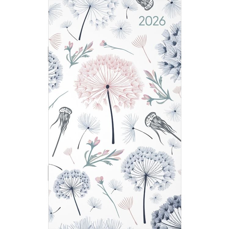Bild vom Artikel Miniplaner Style Pusteblumen 2026 - Taschen-Kalender 9x15 cm - Weekly - 64 Seiten - 1 Seite 1 Woche - Notiz-Heft - Alpha Edition vom Autor Alpha Edition
