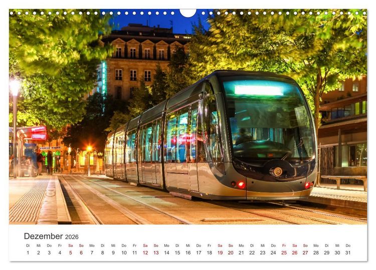 Produktbild: Trams und Stra&szlig;enbahnen (Wandkalender 2026 DIN A3 quer), CALVENDO Monatskalender