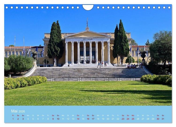 Produktbild: Geliebtes Athen (Wandkalender 2026 DIN A4 quer), CALVENDO Monatskalender