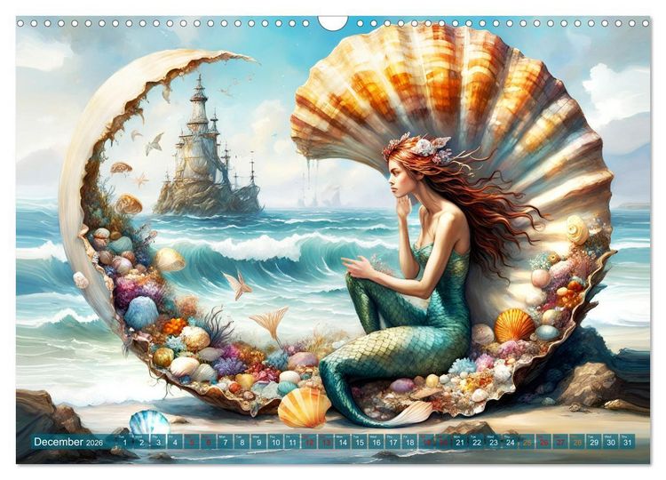 Produktbild: Conch queens (Wall Calendar 2026 DIN A3 landscape), CALVENDO 12 Month Wall Calendar