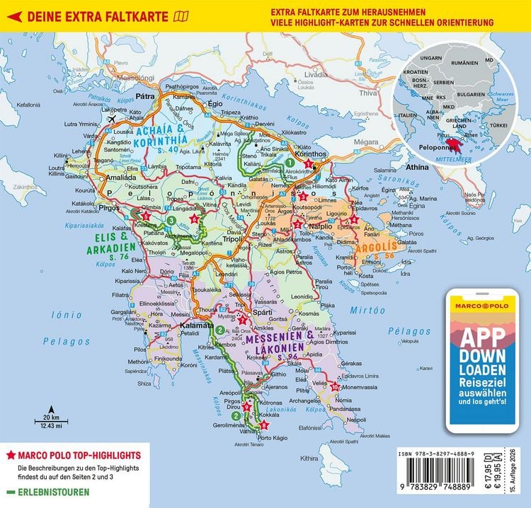 Produktbild: MARCO POLO Reisef&uuml;hrer Peloponnes