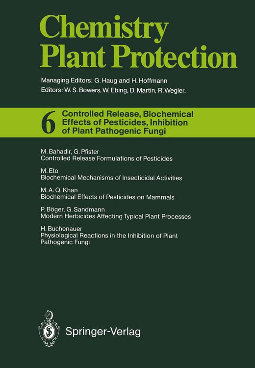 Produktbild: Controlled Release, Biochemical Effects of Pesticides, Inhibition of Plant Pathogenic Fungi