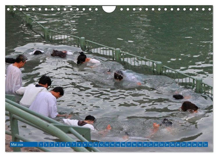 Produktbild: See Genezareth und Jordan-Fluss. Orte der Bibel (Wandkalender 2026 DIN A4 quer), CALVENDO Monatskalender