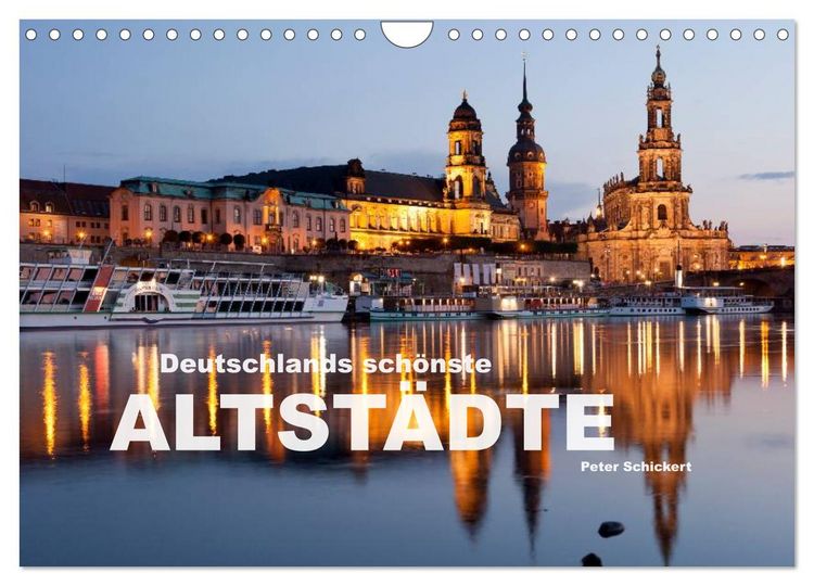 Produktbild: Deutschlands sch&ouml;nste Altst&auml;dte (Wandkalender 2026 DIN A4 quer), CALVENDO Monatskalender