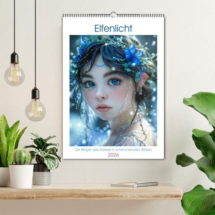 Produktbild: Elfenlicht (Wandkalender 2026 DIN A2 hoch), CALVENDO Monatskalender
