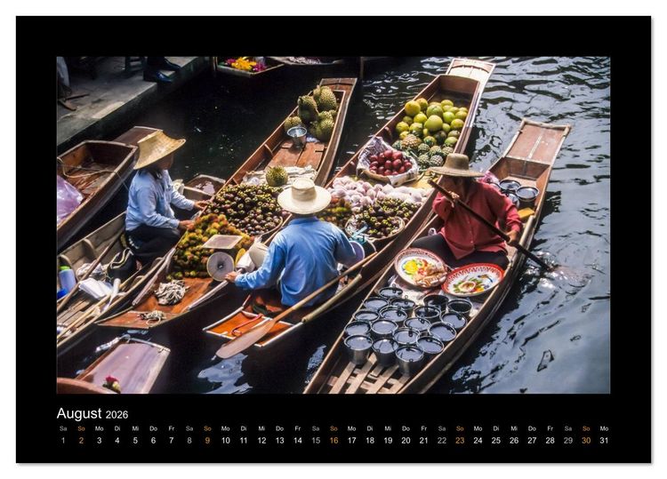 Produktbild: Thailand - Traumstr&auml;nde und Tempel (Tischkalender 2026 DIN A5 quer), CALVENDO Monatskalender