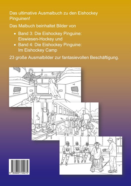 Produktbild: Die Eishockey Pinguine: Das Malbuch zu Band 3 und 4