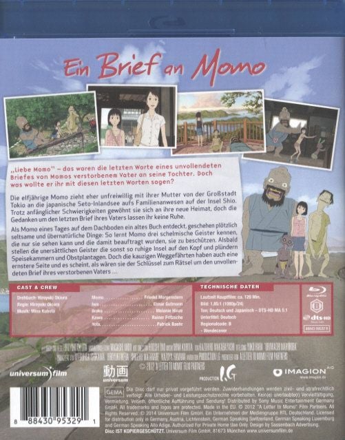Produktbild: Ein Brief an Momo