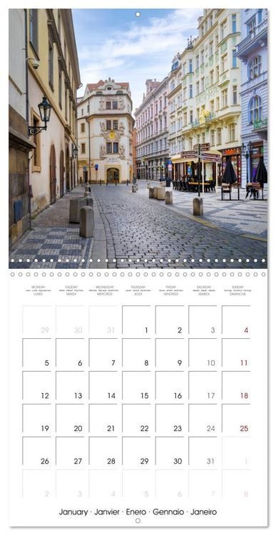 Produktbild: PRAGUE Highlights (Wall Calendar 2026 12 &times; 12 Inch) CALVENDO 12 Month Wall Calendar