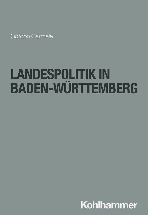 Produktbild: Landespolitik in Baden-W&uuml;rttemberg