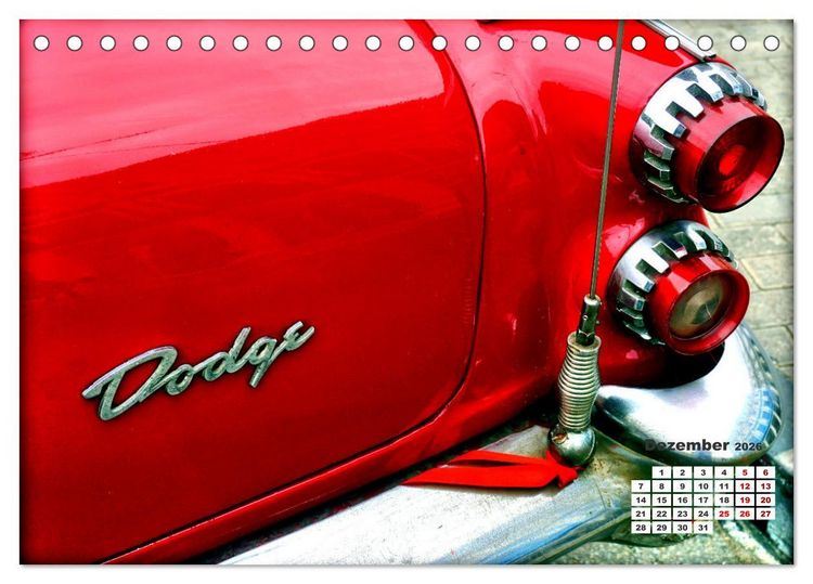 Produktbild: Dodge Coronet - Ein Traumcabrio in Kuba (Tischkalender 2026 DIN A5 quer), CALVENDO Monatskalender