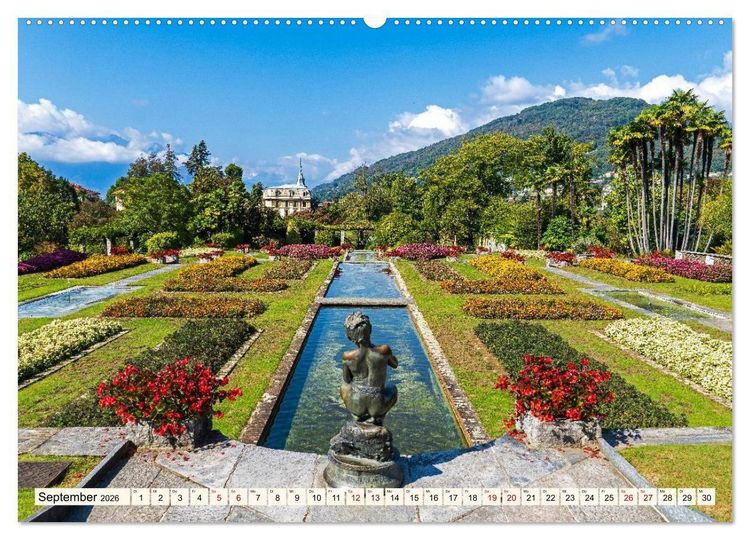 Produktbild: Lago Maggiore - Traumorte am See (hochwertiger Premium Wandkalender 2026 DIN A2 quer), Kunstdruck in Hochglanz