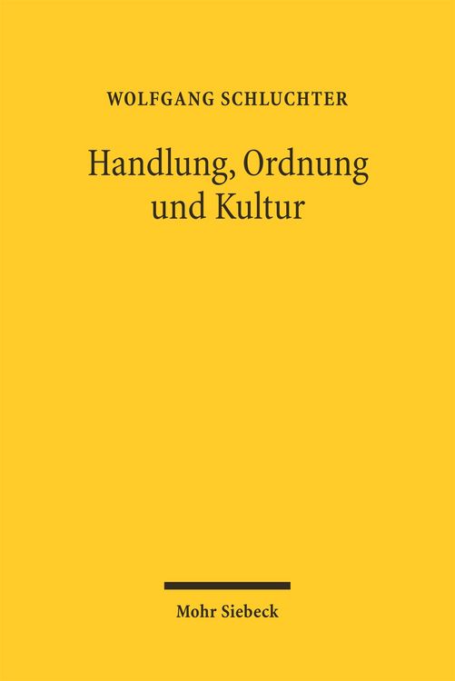 Produktbild: Handlung, Ordnung und Kultur