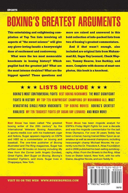 Produktbild: The Ultimate Book of Boxing Lists