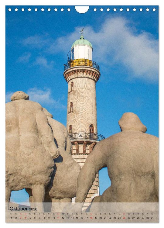 Produktbild: Hansestadt Rostock - Sehensw&uuml;rdigkeiten der Ostseemetropole (Wandkalender 2026 DIN A4 hoch), CALVENDO Monatskalender