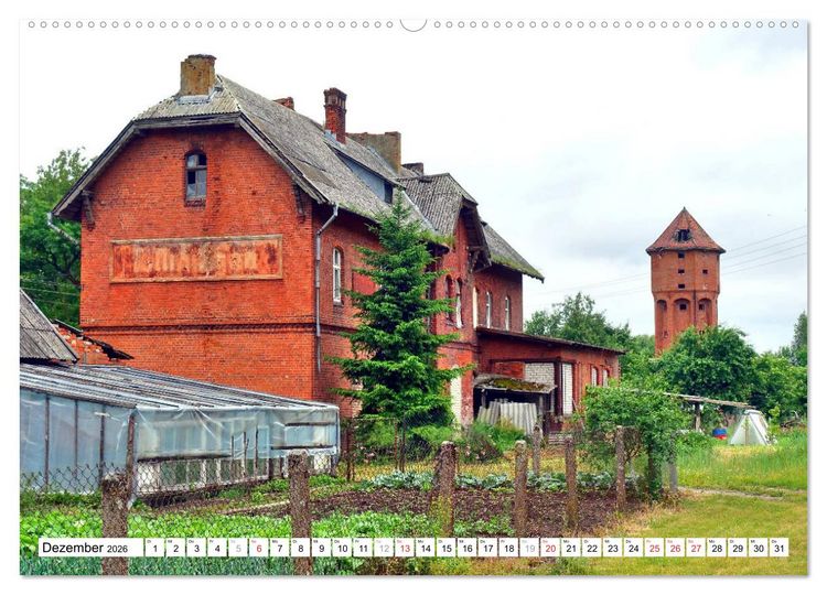 Produktbild: Schienen ins Nichts - Ein St&uuml;ck ostpreu&szlig;ischer Eisenbahngeschichte (hochwertiger Premium Wandkalender 2026 DIN A2 quer), Kunstdruck in Hochglanz