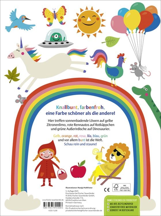 Produktbild: Blaubeerblau und Hummelgelb Mein knallig buntes Farbenbuch
