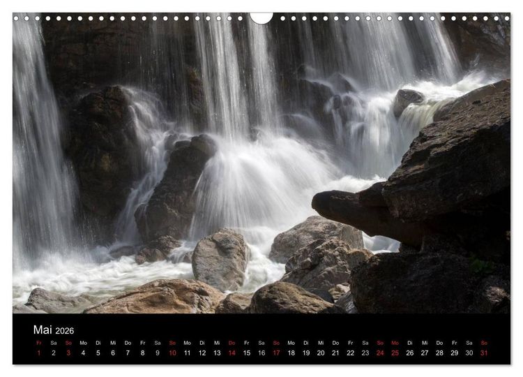 Produktbild: Kuhflucht Wasserf&auml;lle bei Farchant (Wandkalender 2026 DIN A3 quer), CALVENDO Monatskalender