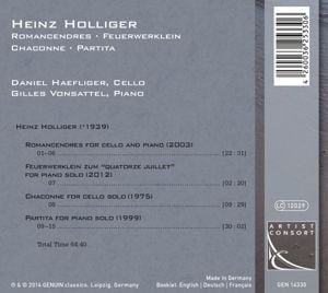 Produktbild: Romancendres-Feuerwerklein-Chaconne-Partita