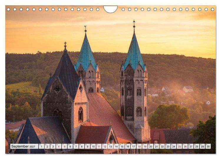 Produktbild: Willkommen im Burgenlandkreis (Wandkalender 2027 DIN A4 quer), CALVENDO Monatskalender