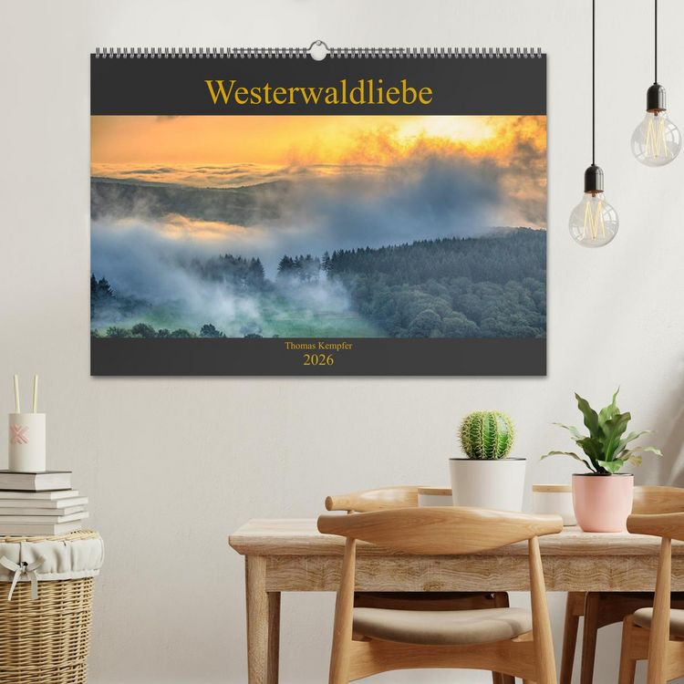 Produktbild: Westerwaldliebe (Wandkalender 2026 DIN A2 quer), CALVENDO Monatskalender