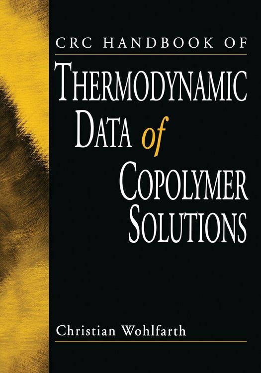 Produktbild: CRC Handbook of Thermodynamic Data of Copolymer Solutions