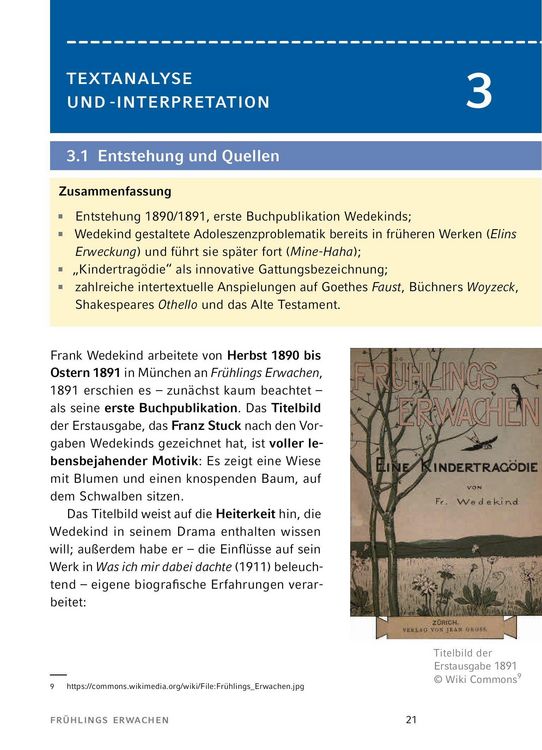 Produktbild: Fr&uuml;hlings Erwachen von Frank Wedekind