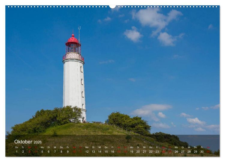 Produktbild: Insel Hiddensee - Wildromantisch unber&uuml;hrt (Wandkalender 2026 DIN A2 quer), CALVENDO Monatskalender