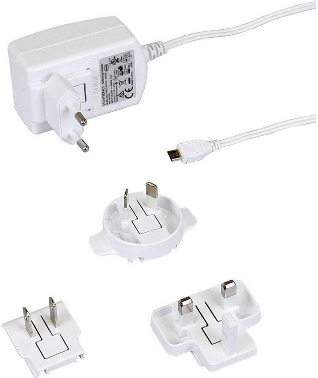 Produktbild: Raspberry Pi&reg; T5875DV Steckernetzteil, Festspannung Passend f&uuml;r (Entwicklungskits): Raspberry Pi&reg; Ausgangsstrom (max.) 2500 mA 1 x USB 2.0 Stecker