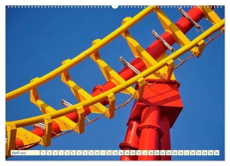 Produktbild: Achterbahn - extrem (Wandkalender 2026 DIN A2 quer), CALVENDO Monatskalender