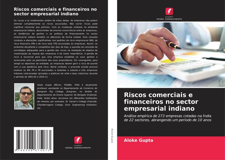 Produktbild: Riscos comerciais e financeiros no sector empresarial indiano