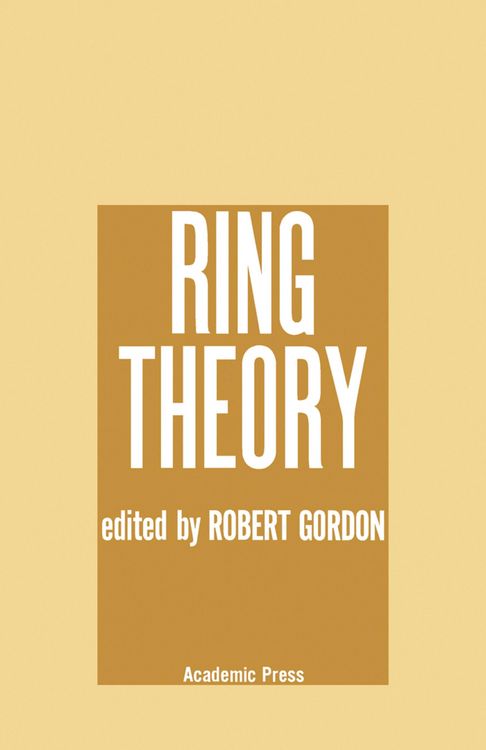 Produktbild: Ring Theory