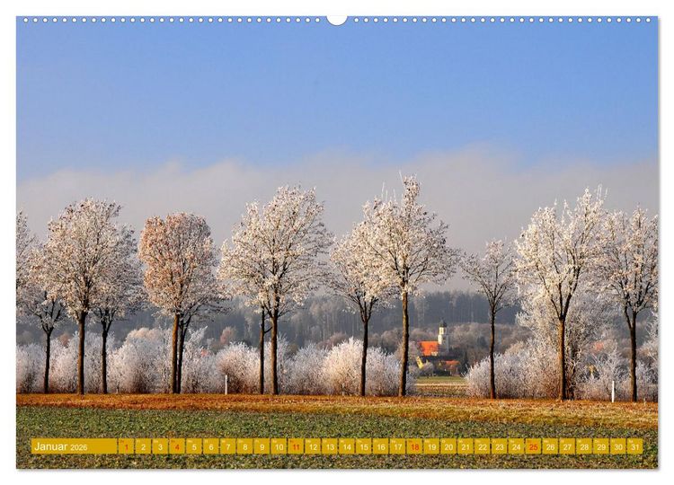 Produktbild: Kirchturmspitzen (hochwertiger Premium Wandkalender 2026 DIN A2 quer), Kunstdruck in Hochglanz