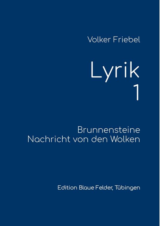 Produktbild: Lyrik 1