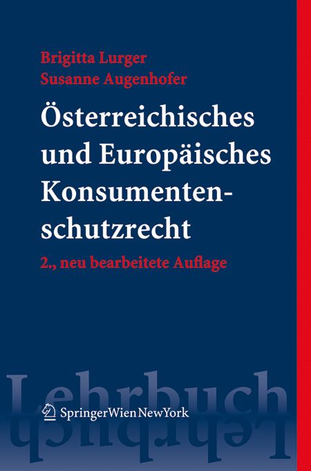Produktbild: &Ouml;sterreichisches und Europ&auml;isches Konsumentenschutzrecht