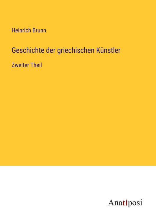 Produktbild: Geschichte der griechischen K&uuml;nstler