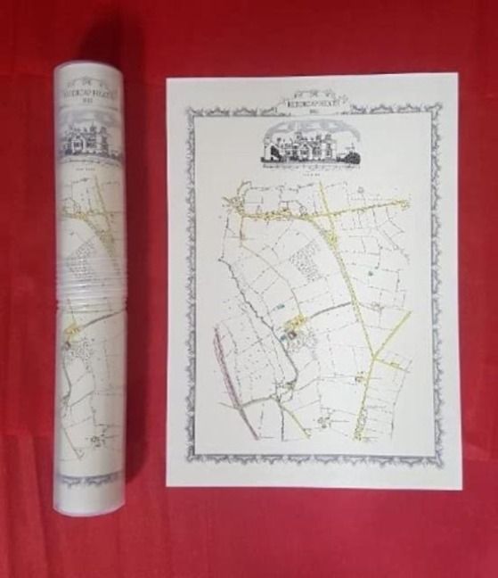 Produktbild: Reddicap Heath 1882 - Old Map Supplied Rolled in a Clear Two Part Screw Presentation Tube - Print Size 45cm x 32cm