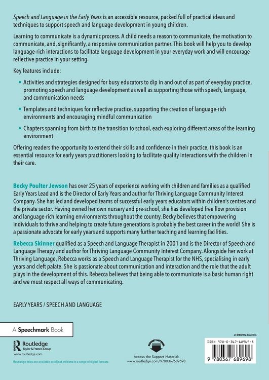 Produktbild: Speech and Language in the Early Years