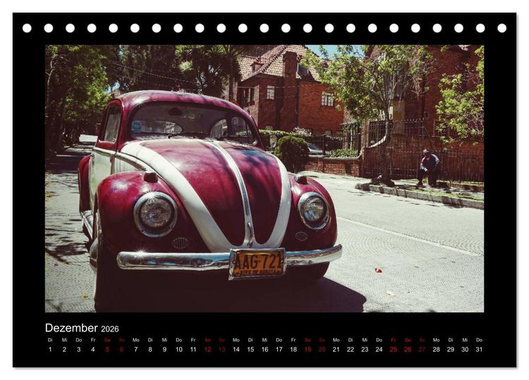 Produktbild: Retro Cars (Tischkalender 2026 DIN A5 quer), CALVENDO Monatskalender