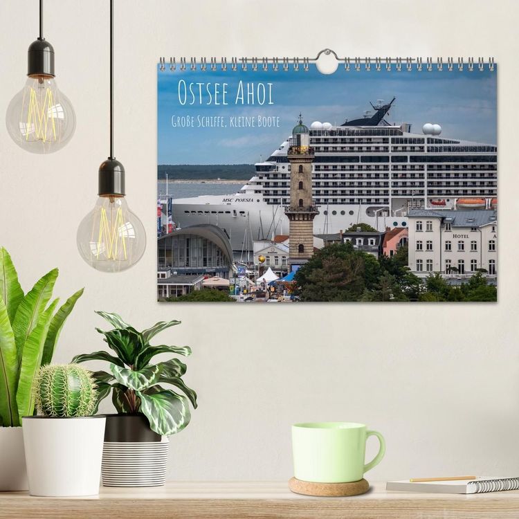 Produktbild: Ostsee Ahoi - Gro&szlig;e Schiffe, kleine Boote (Wandkalender 2027 DIN A4 quer), CALVENDO Monatskalender