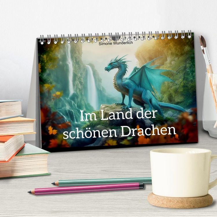 Produktbild: Im Land der sch&ouml;nen Drachen (Tischkalender 2026 DIN A5 quer), CALVENDO Monatskalender