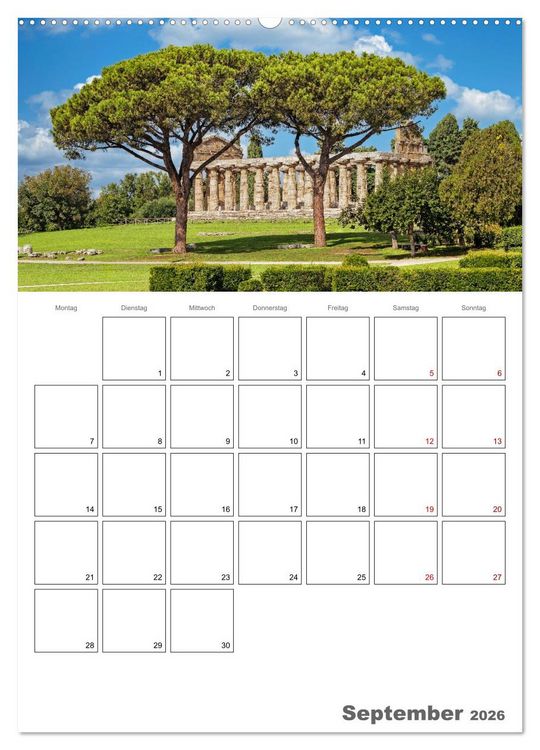 Produktbild: Italiens Sch&ouml;nheit - Terminplaner (hochwertiger Premium Wandkalender 2026 DIN A2 hoch), Kunstdruck in Hochglanz