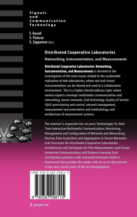 Produktbild: Distributed Cooperative Laboratories: Networking, Instrumentation, and Measurements
